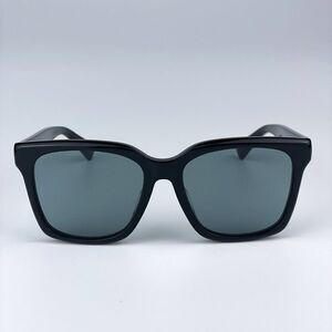 NEW Gucci GG1175SK 002  Black Smoke Grey Square Unisex Sunglasses